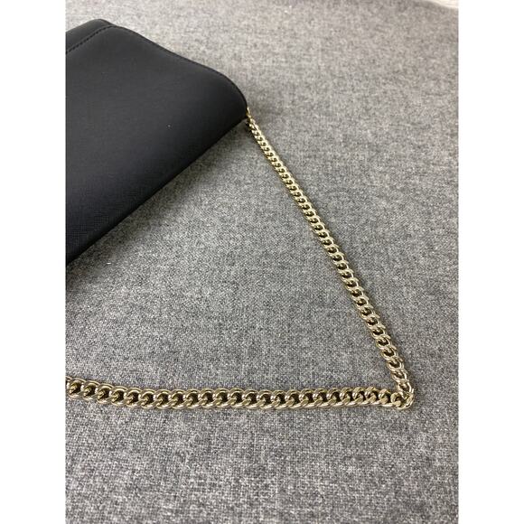KATE SPADE PURSE Laurel Way Greer Black Saffiano Leather Chain Bag - Picture 5 of 8